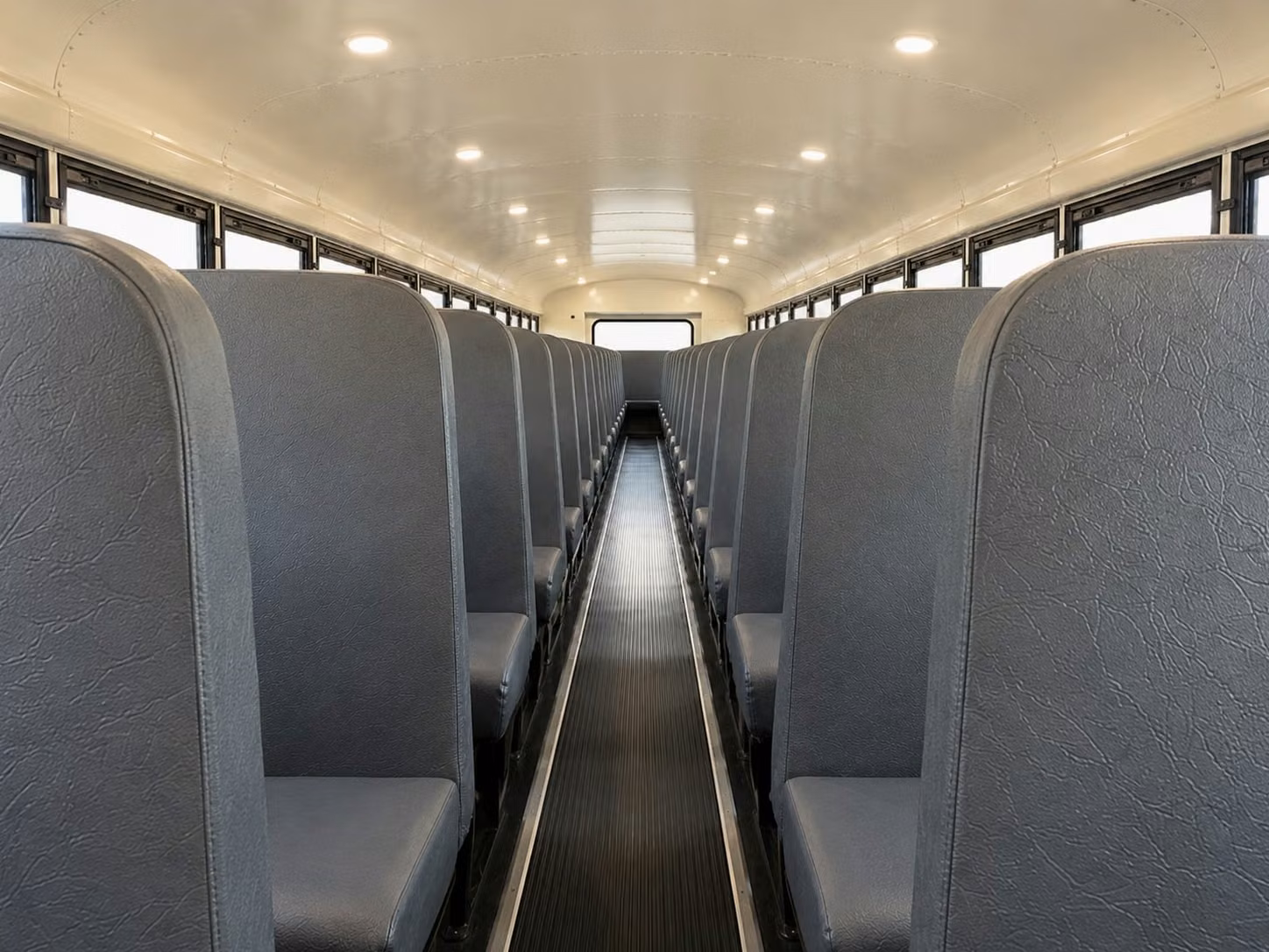 school bus interior