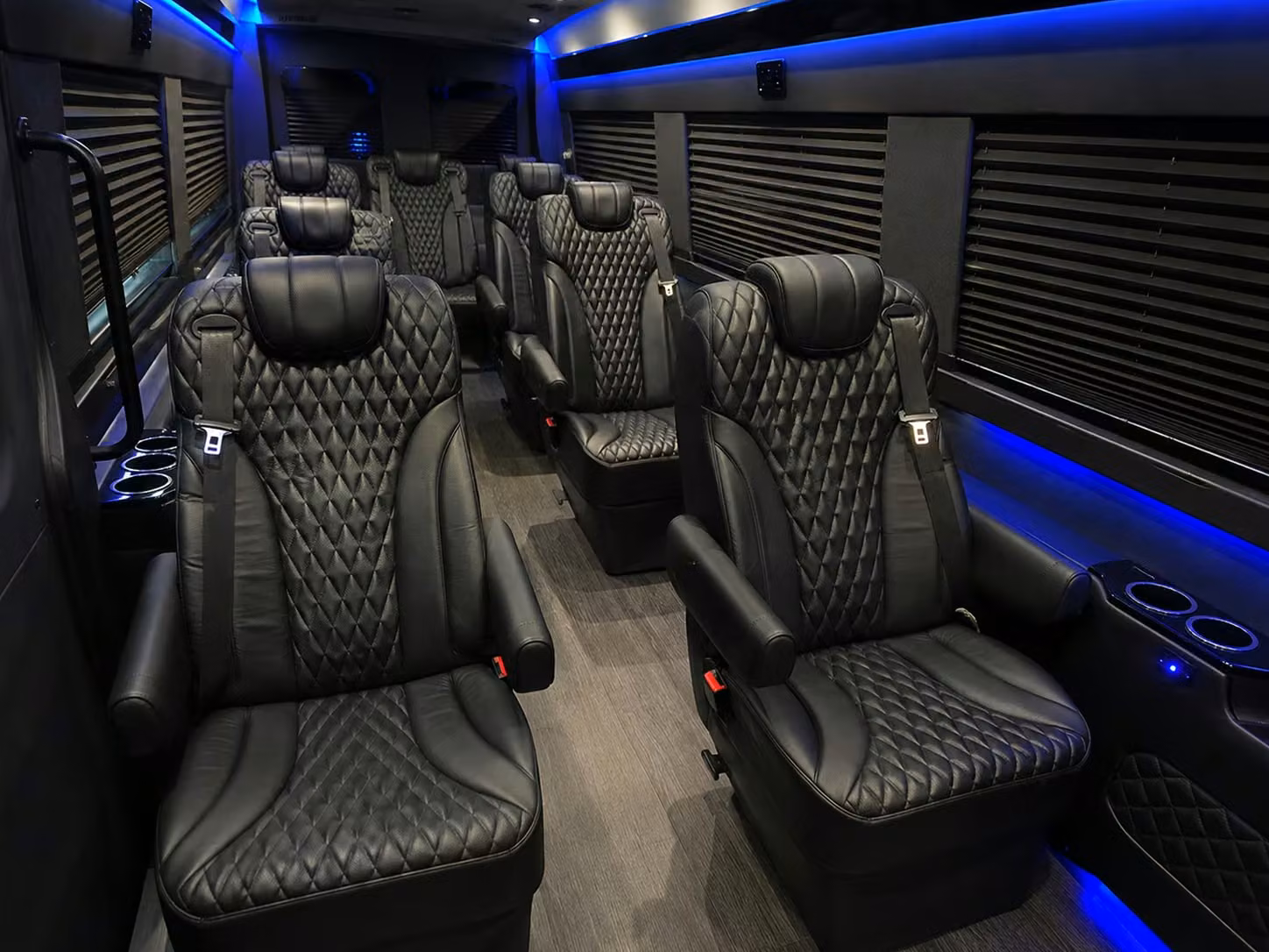 sprinter van with driver inside