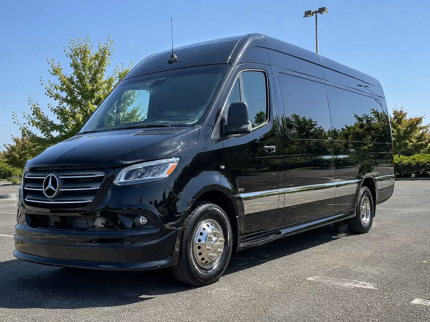 sprinter van with driver